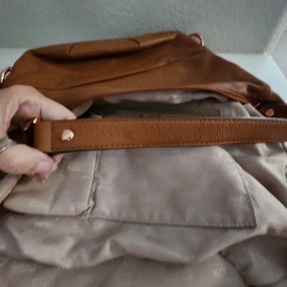 Vintage Michael Kors Fulton Brown Leather Tote Bag - Picture 16 of 16